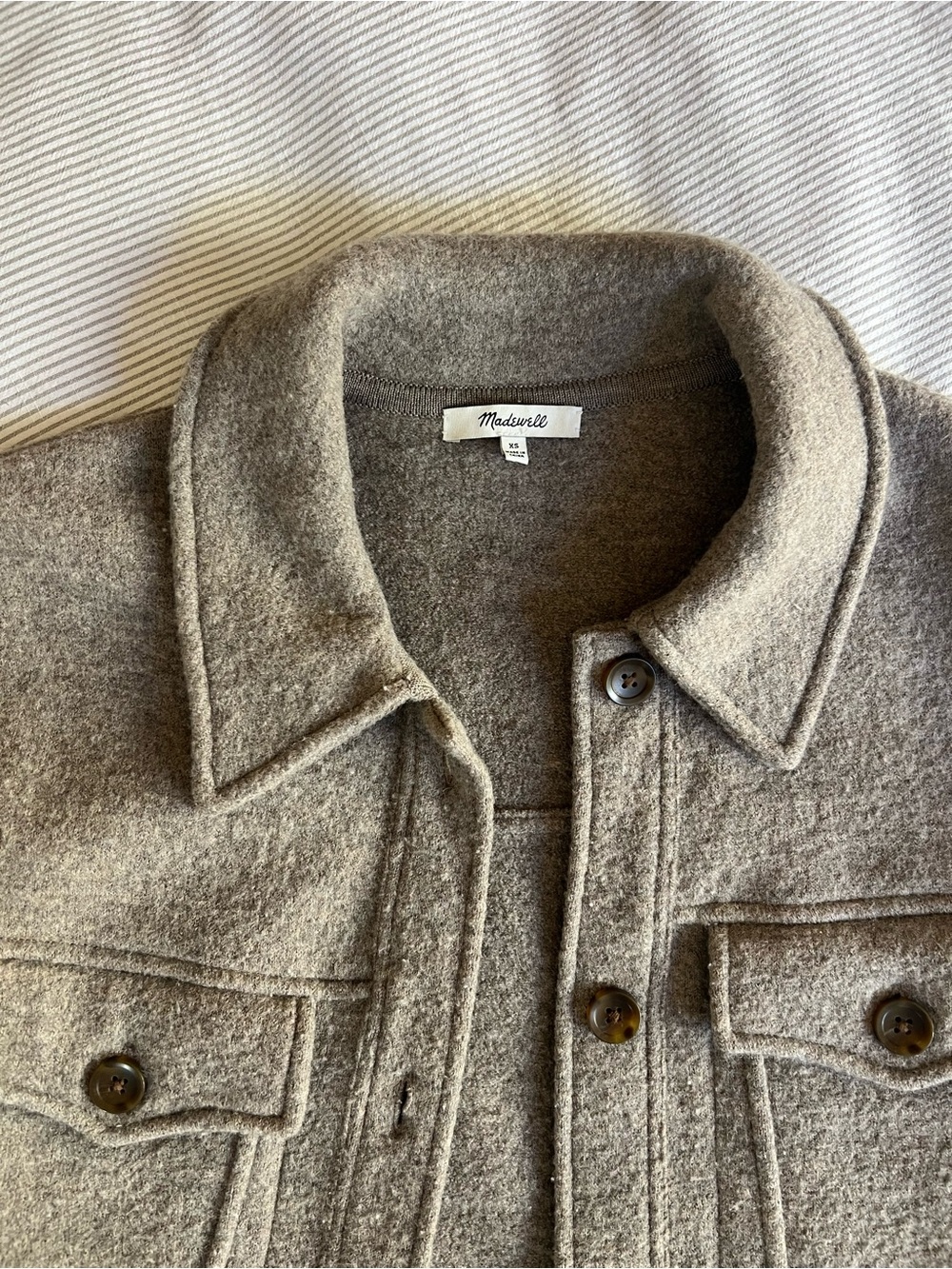 Madewell Wool Shacket - Picture 2 of 5